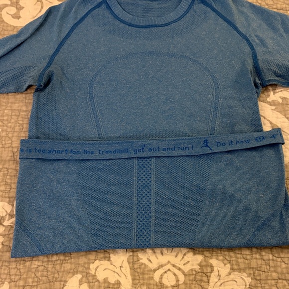Lululemon Swiftly Tech Long Sleeve 2.0 ~ Size 4 ~ Regatta Blue - Picture 5 of 11
